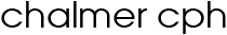 CHALMER CPH Logo